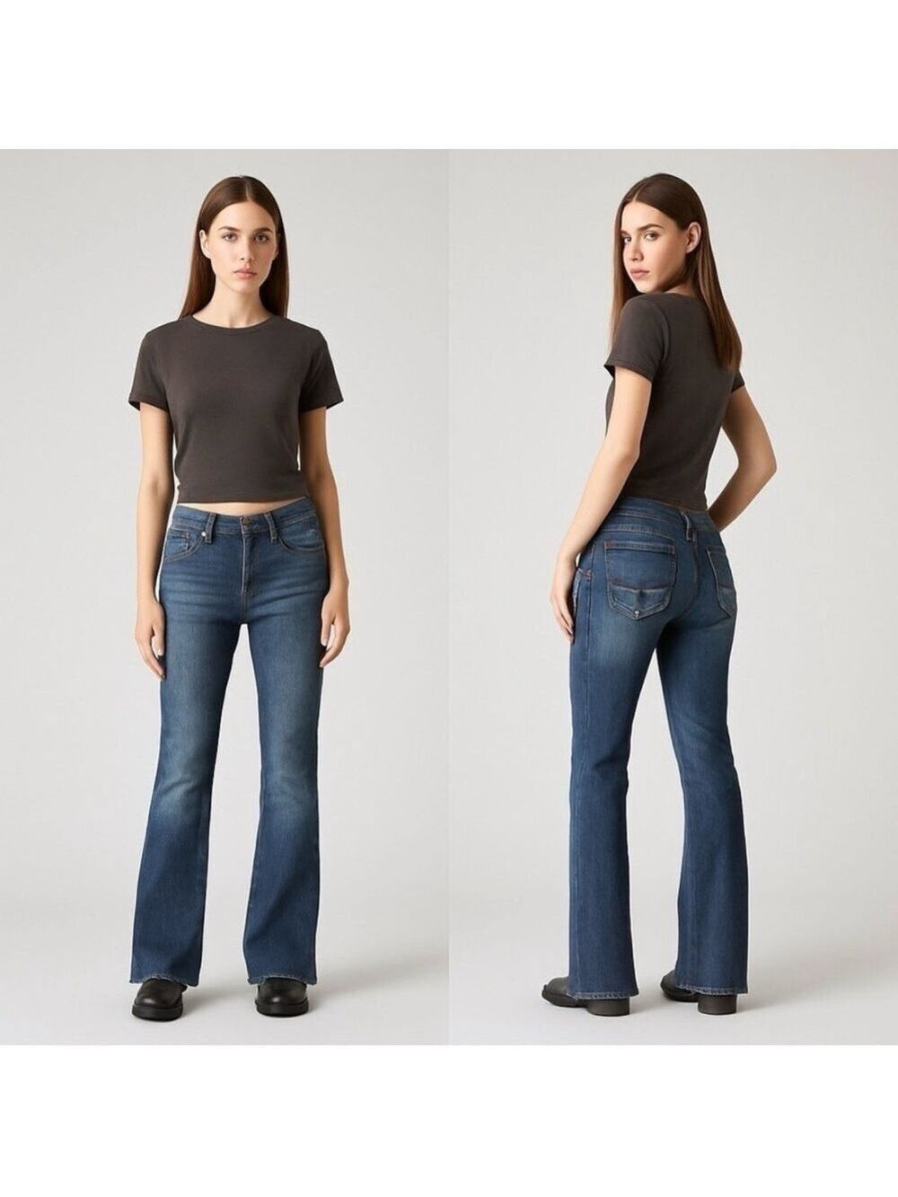 🍀 LUCKY BRAND 90s Vintage Low-Rise Sweet Boot Jeans Size 10 🍀 - Picture 12 of 12